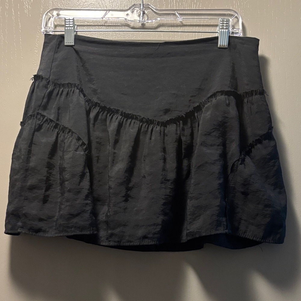ZARA Black Mini Skort